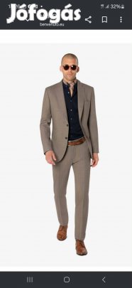 Benvenuto "Flavio" Férfi Öltöny Szett - Hibátlan állapotban (54-es)