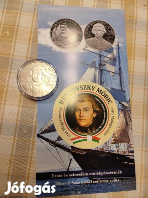 Benyovszky Móric színesfém emlékérme 