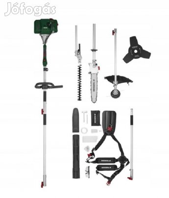 Benzines Magassági ágvágó sövénynyíró Fűkasza szett
