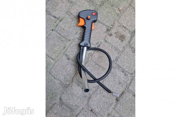 Benzines fűkaszához való alumínium gázkar, gázoló markolat