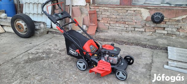 Benzines fűnyíró önjárós önindítós oldalkidobós