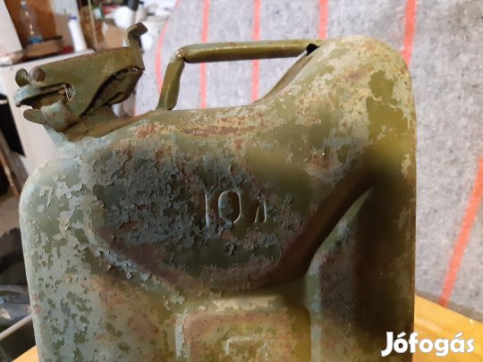 Benzines kanna vas marmonkanna 10 L. retro orosz / szovjet katonai