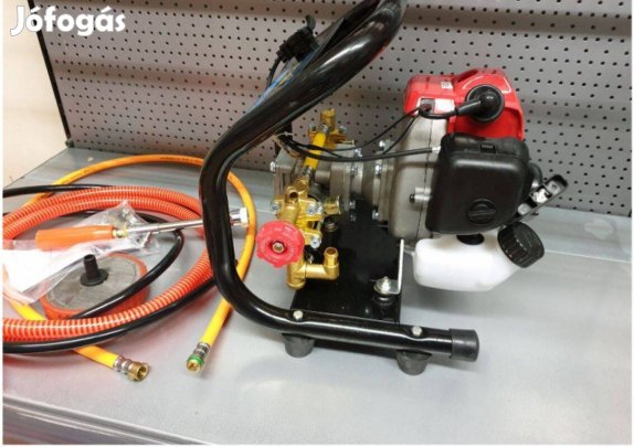 Benzines telepíthető permetezőgép, hordó permetező, garanciával