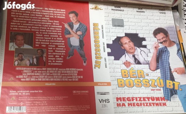 Bérbosszu bt. - vígjáték vhs - nagytok