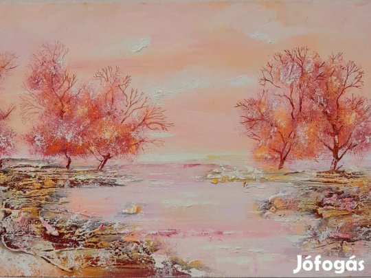 Berecz Rita: Gyönyörű téli nap, képméret 21x30 cm