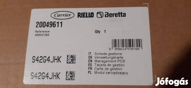 Beretta Ciao S-Mynute S-Ciao LX vezérlőpanel 20049611 új