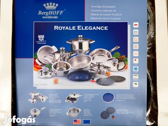 Berghoff Royale Elegance 16 részes edénykészlet Új