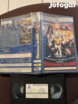 Bérgyilkosok Dallasban akció vhs nagytok 