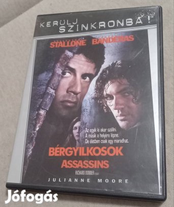 Bérgyilkosok - krimi dvd - Sylvester Stallone