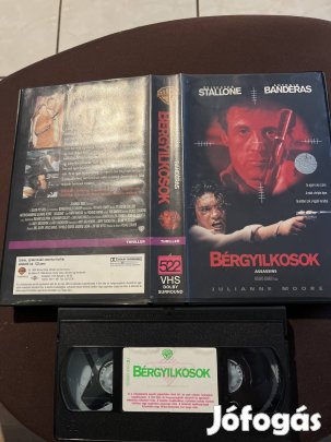 Bérgyilkosok akció vhs nagytok Stallone