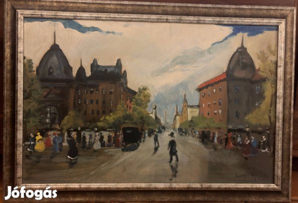 Berkes szignóval ellátott festmény