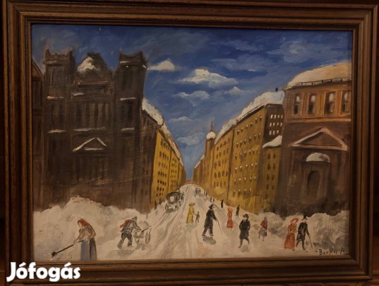 Berkes szignóval ellátott festmény