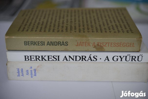 Berkesi András: A gyűrű, Akik nyáron is fáznak, Játék a tisztességgel