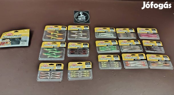 Berkley Powerbait Gumihalak és Gumiférgek