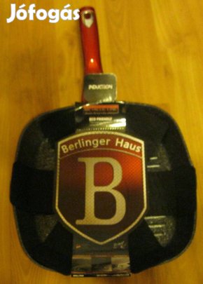 Berlinger Haus grill serpenyő márvány bevonattal Black Burgundy