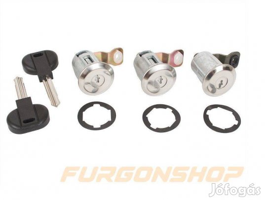 Berlingo Partner ajtózár szett. Zárbetét szett 3 ajtózár 2 kulccsal