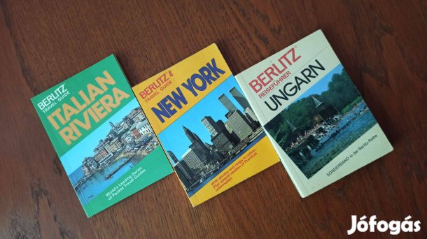Berlitz utikönyv csomag / 3 db / angol, német