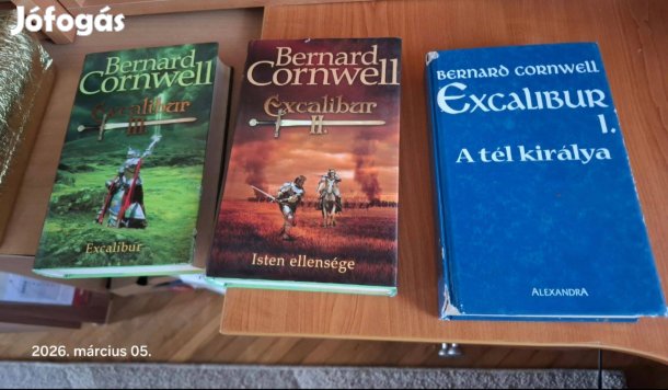 Bernard Cornwell Excalibur 1-3. trilógia