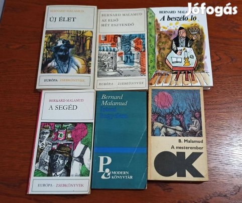 Bernard Malamud könyvcsomag / 6 db könyv