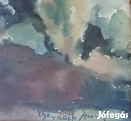 Bernáth Aurél : hangulatos akvarell