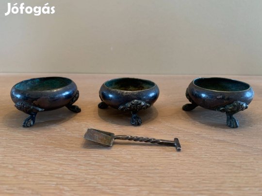 Berndorf ezüstözött alpakka fűszertartó 1900-as évek eleje