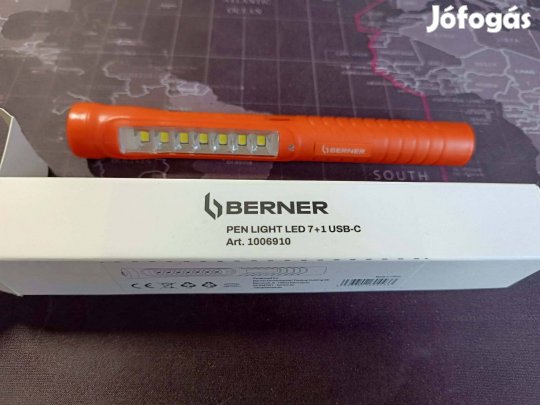 Berner műhelylámpa, szerelő lámpa, új!