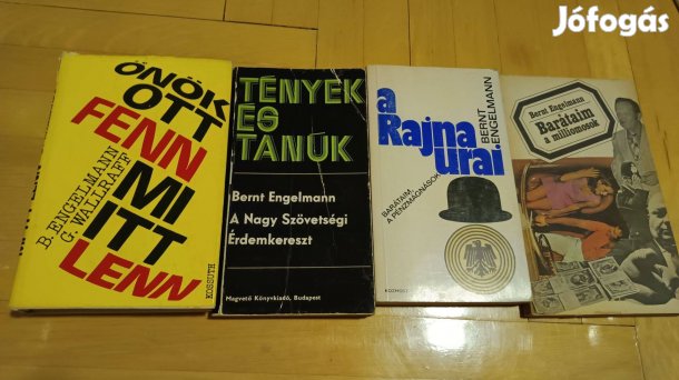 Bernt Engelmann könyvcsomag / 4 db könyv