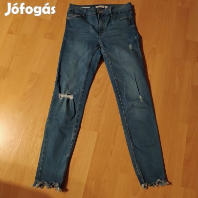 Bershka Skinny extra rugalmas szaggatott női farmernadrág 38