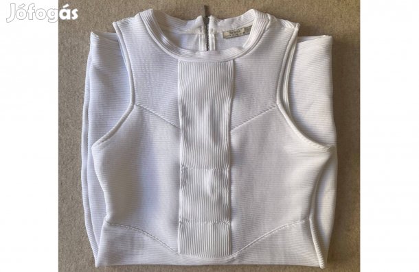 Bershka fehér ruha M-es