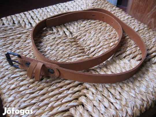 Bershka női bőr öv, új
