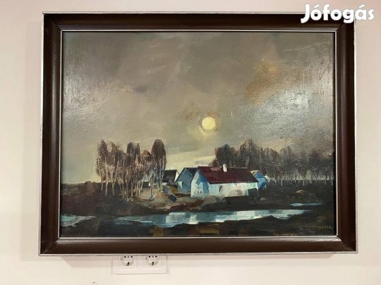 Berta Sándor - vidéki jelenet