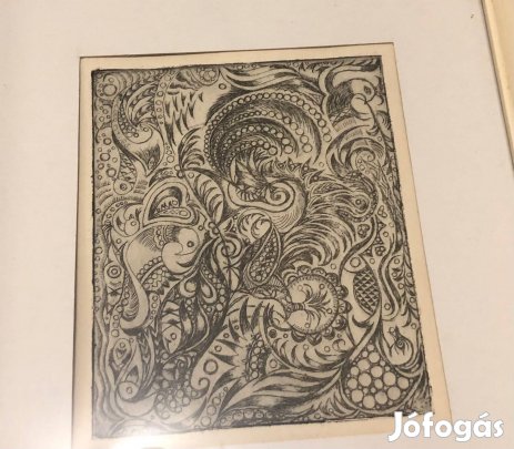 Bertóthy-Kracker Magda madarak rézkarc