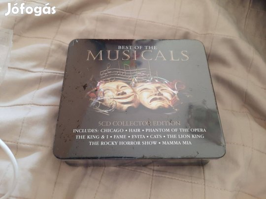 Best of Musicals CD-k gyűjtői kiadás fém dobozban