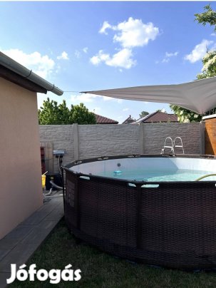 Bestway 366X100 cm rattan medence