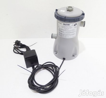 Bestway 3 m3/óra papírszűrős medence vízforgató szivattyú szűrő (3)