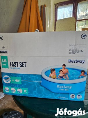 Bestway Fast Set puhafalú Medenceszett - 244 x 61 cm