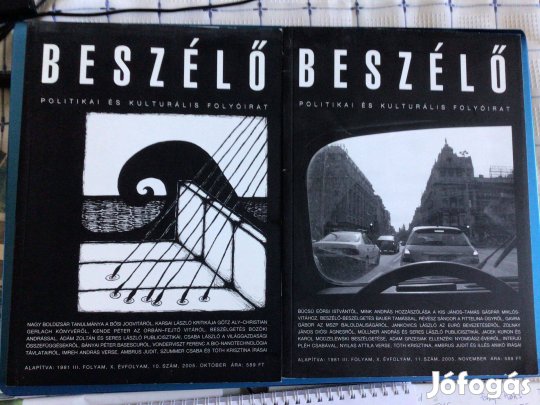 Beszélő folyóirat 2005 október-november egyben