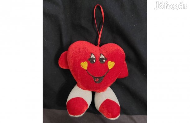 Beszélő plüss szív cuppogós puszi, I love you! (1015 cm)