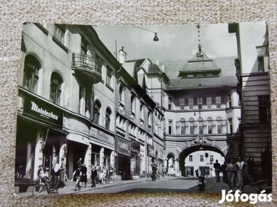 Besztercebányai képeslap 1961-ből