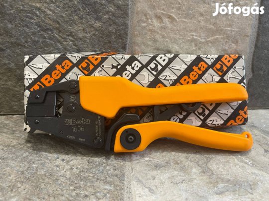 Beta 1606 Áttételes Saruzó fogó Szigetelt kábelsarukhoz