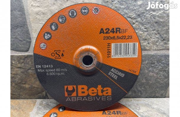 Beta 230x6,5 csiszoló korong Acélhoz ár/2db