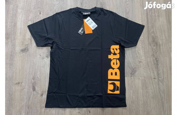 Beta 7549N Fekete feliratos Póló Méret: S, XL