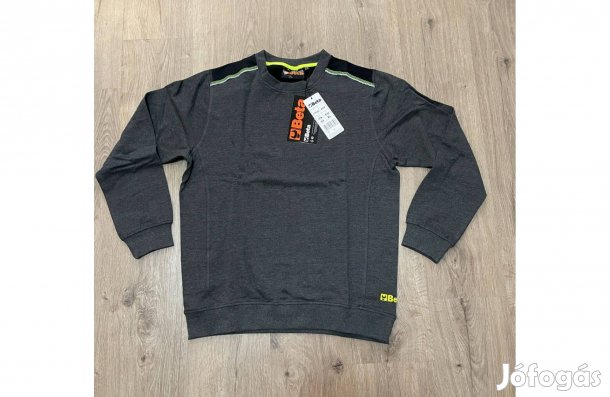 Beta 7642G Kerek nyakú szürke pulóver Méret L XL