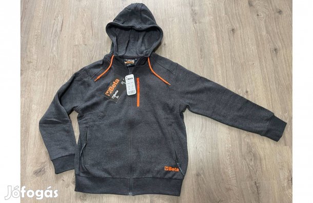 Beta 7665G Kapucnis cipzáras munkavédelmi Pulóver szürke M, L