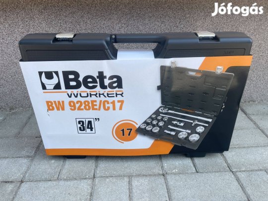 Beta 928E/C17-12 - 3/4 Racsnis Dugókulcs készlet