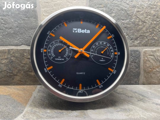 Beta 9594 Falióra hő és páratartalom mérővel 26cm