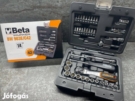 Beta BW 903E/C42 1/4 Racsnis dugókulcs készlet (2025)