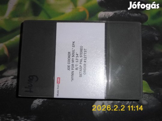 Betamax videókazetta műsoros