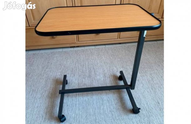 Betegágyasztal emelhető és állítható asztallal