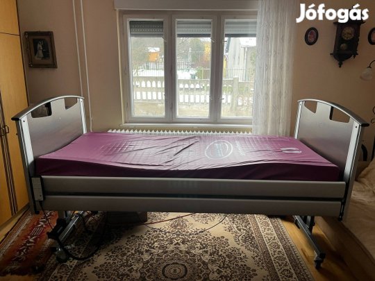 Betegápoló motoros ágy gumis matraccal